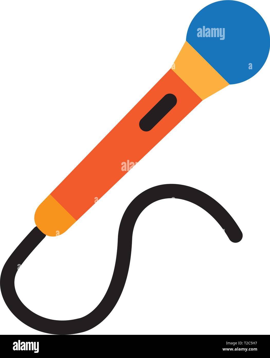 Interview studio microphone Stock Vector Images - Alamy