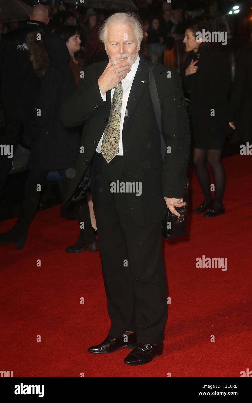 Jan 26, 2016 - London, England, UK - 'Dad's Army' World Premiere, Odeon Leicester Square - Red Carpet Arrivals Photo Shows: Ian Lavender Stock Photo