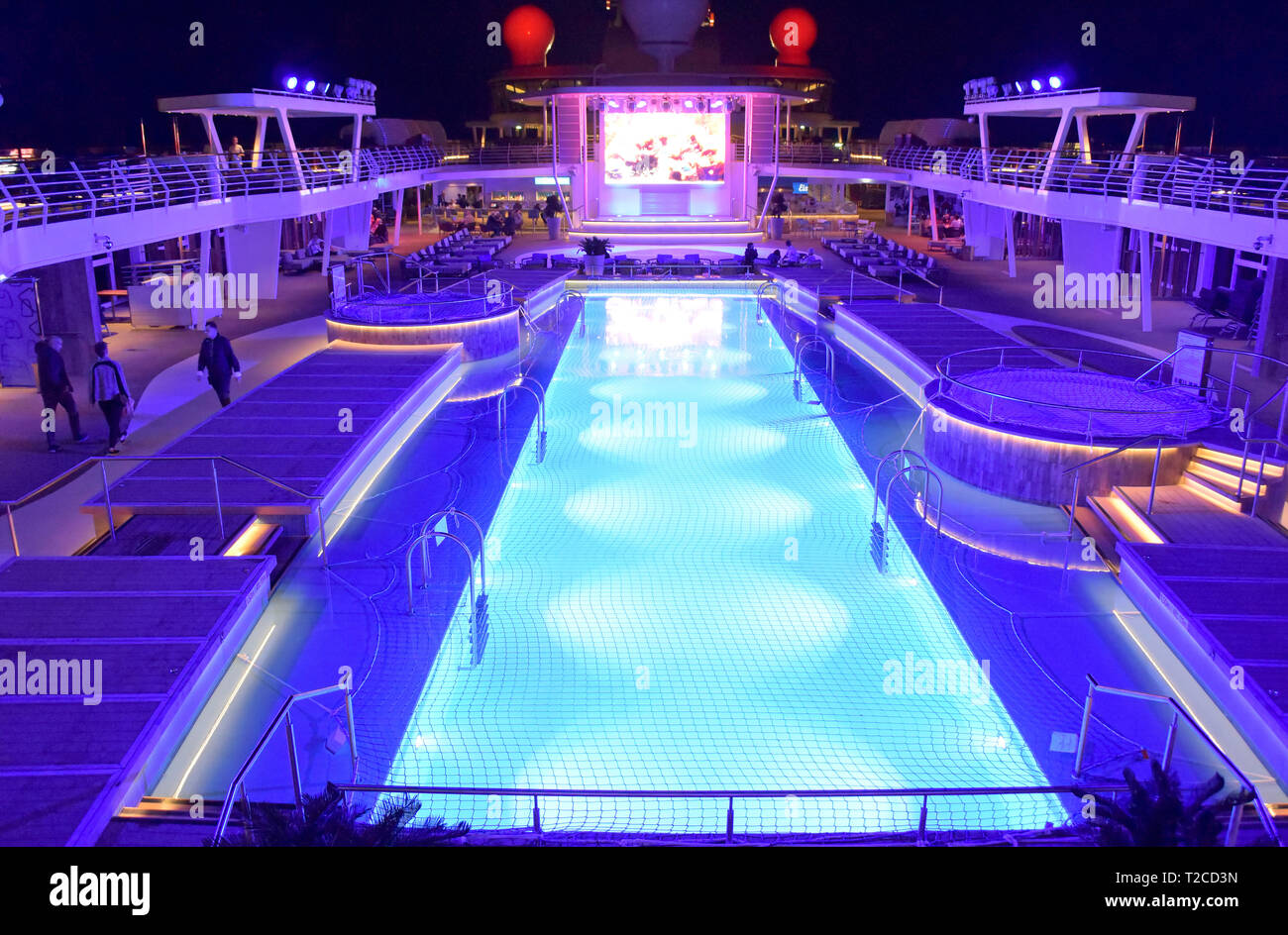 Kiel Germany 05th July 2018 The Pool Area On The Sun