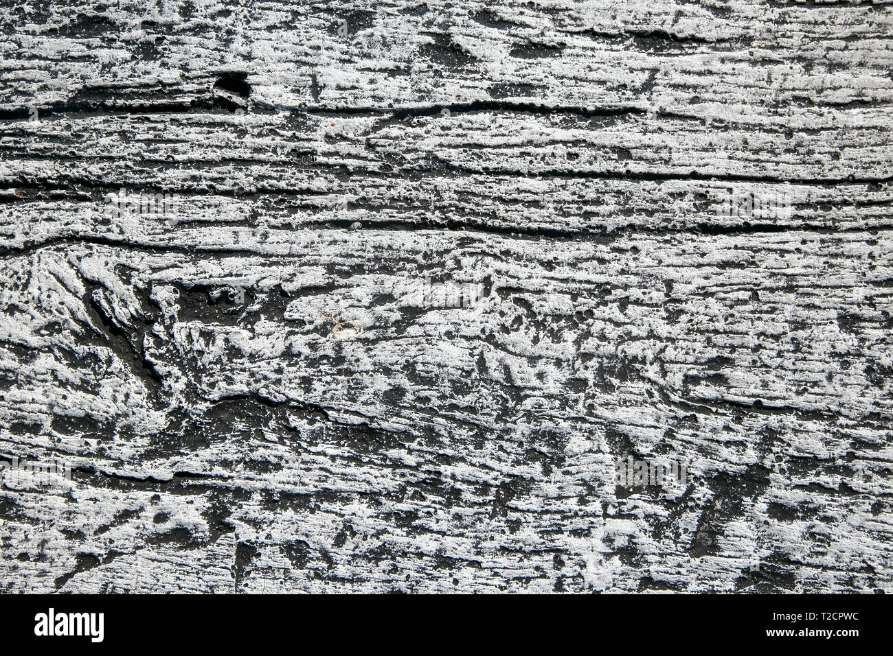 Black and white natural stone texture Stock Photo