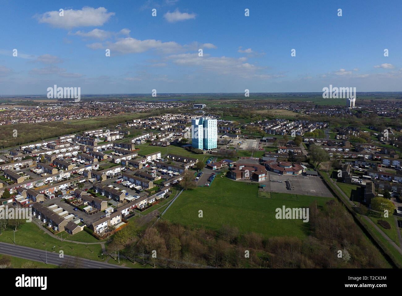 Bransholme housing estate, kingston upon Hull Stock Photo Alamy