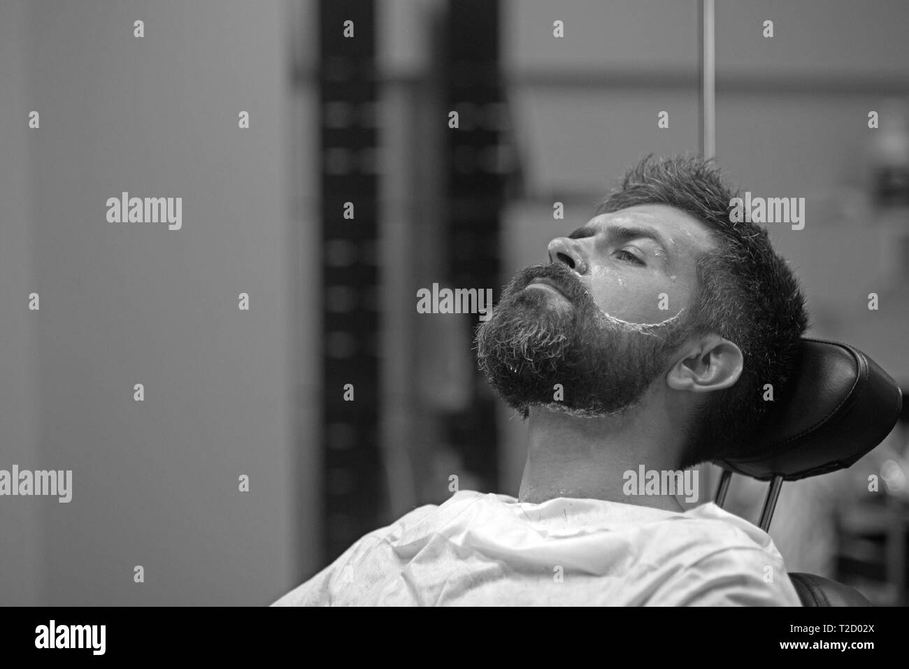 Beard fashion, style, trend. Beard hair wash, cut, grooming, shaving