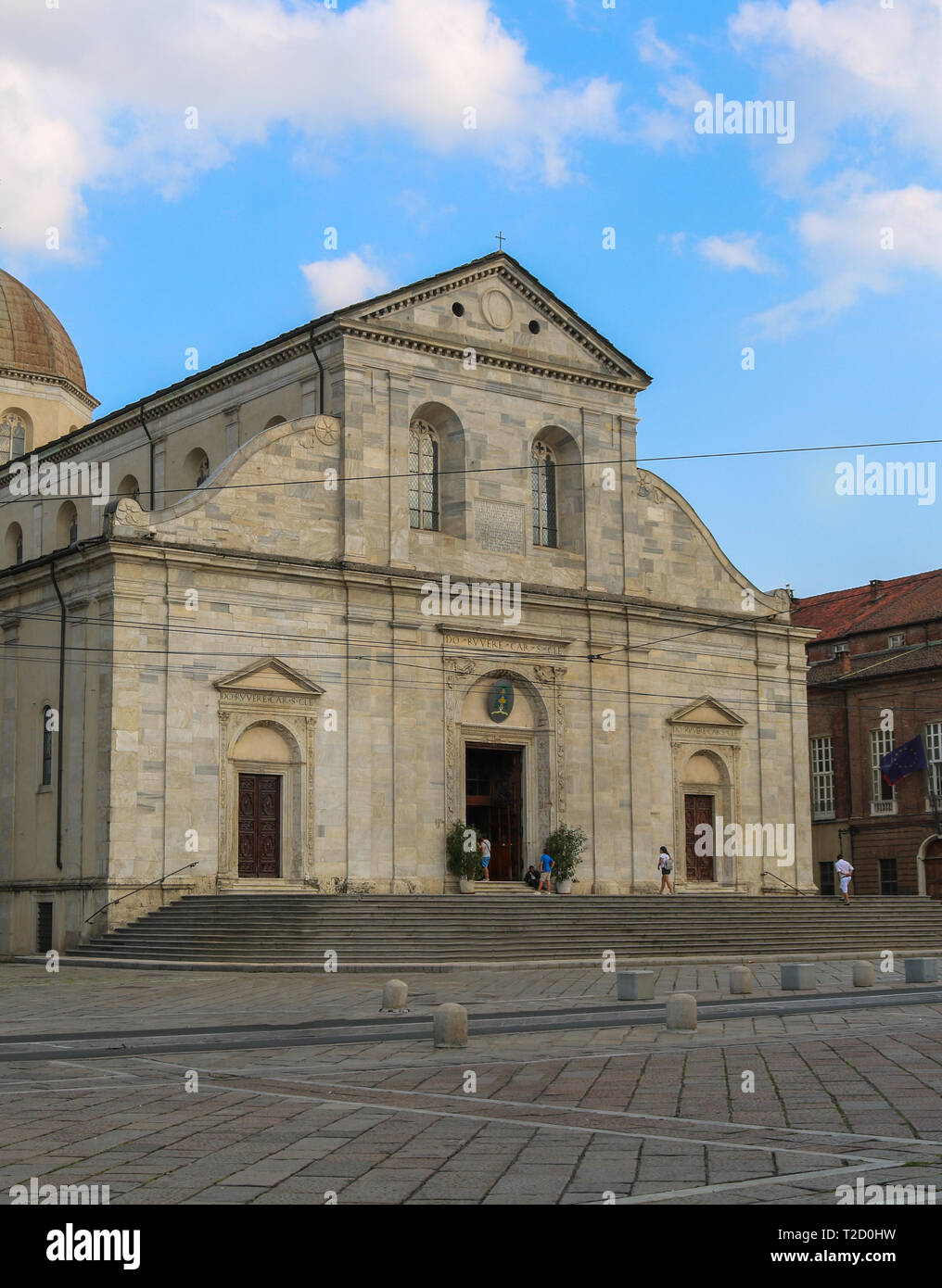 Cathedral of Saint John the Baptist, Torino Italy. Shoot in July 2017 Stock Photo