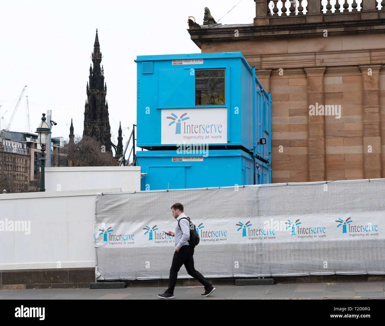 Edinburgh, Scotland, UK. 1 April, 2019. General views of Interserve