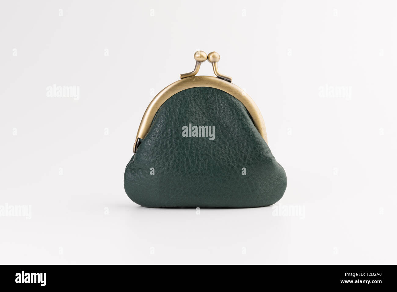 antique leather coin purse