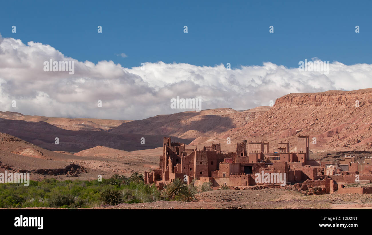 Old Kasbah village in Morocco Stock Photo