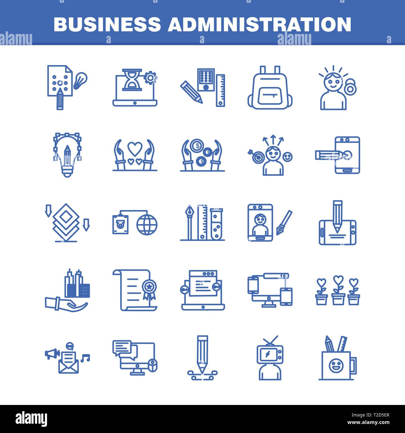 Business Administration Degree >> Business Administration Line Icons Set For Infographics Business Administration Degree >> Business Administration Line Icons Set For Infographics
