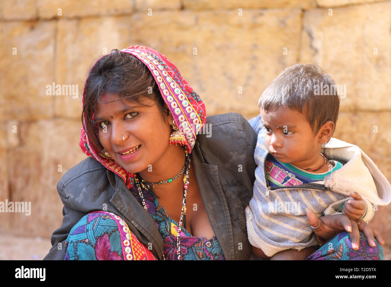 Old indian woman with child hi-res stock photography and images - Alamy