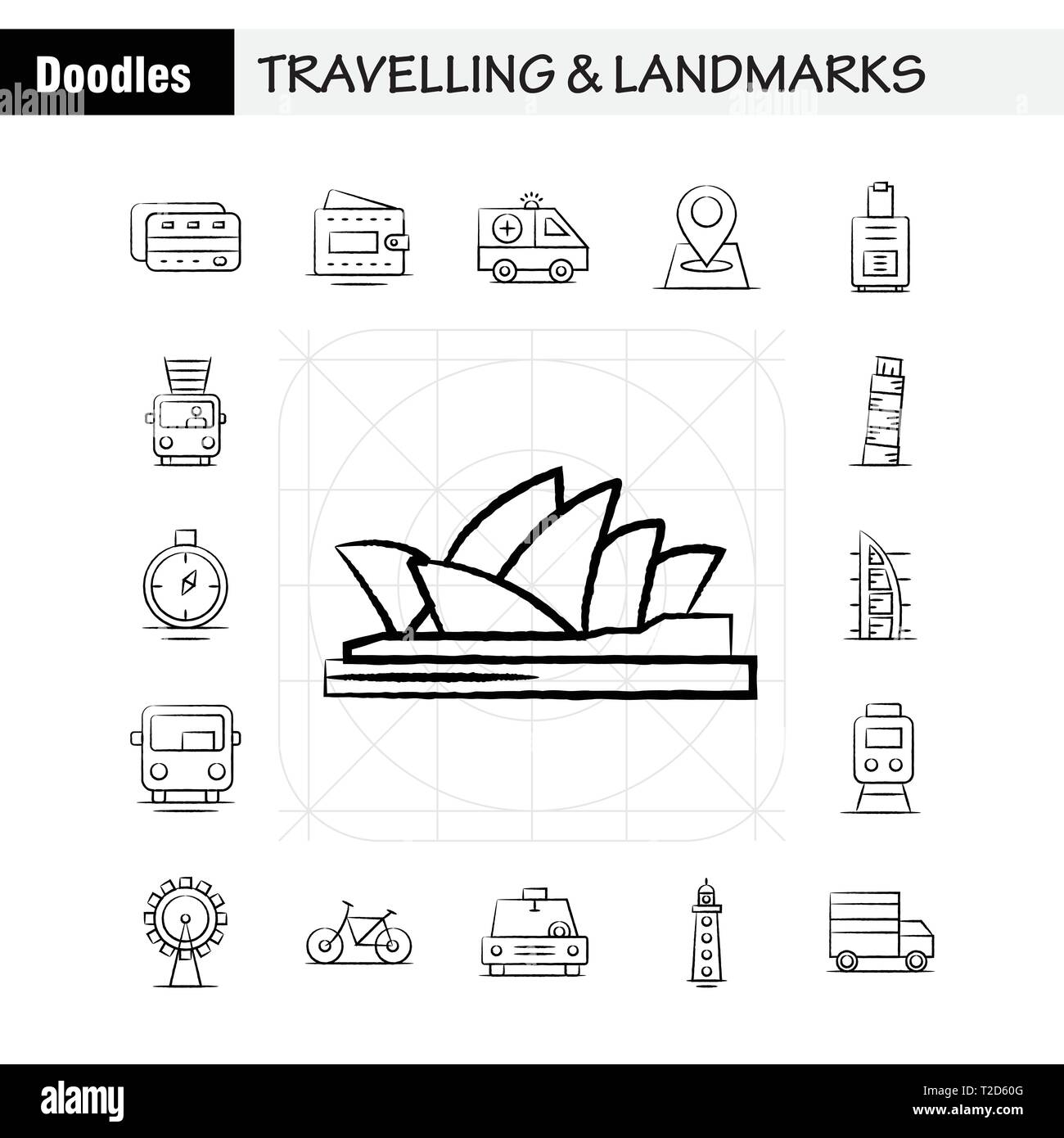 Cartoon Hand Drawn Hospital Medical Equipment Assay Vector สต ก