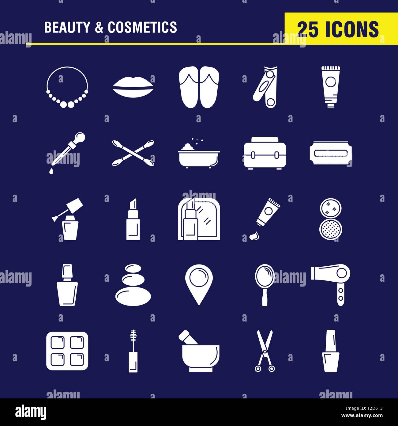 Beauty And Cosmetics Solid Glyph Icon for Web, Print and Mobile UX/UI ...