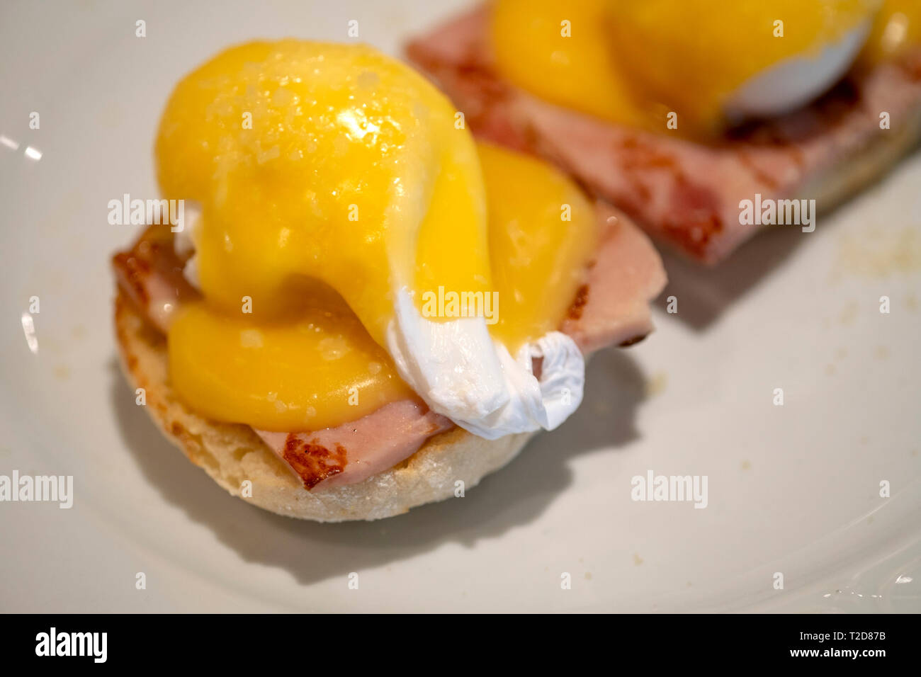 Eggs Benedict Stock Photo