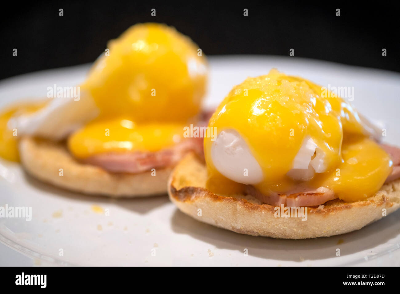 Eggs Benedict Stock Photo