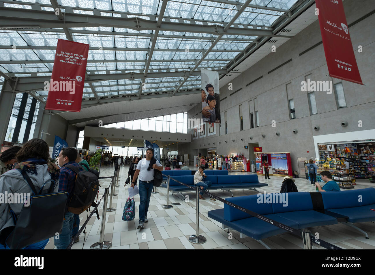 Cruise terminal in Abu Dhabi, United Arab Emirates Stock Photo
