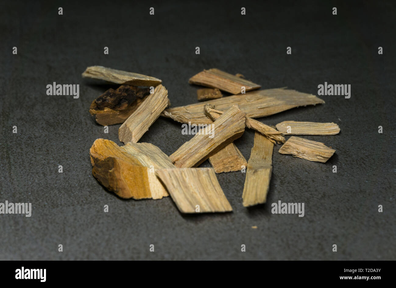 Wooden barbecue chips Stock Photo Alamy