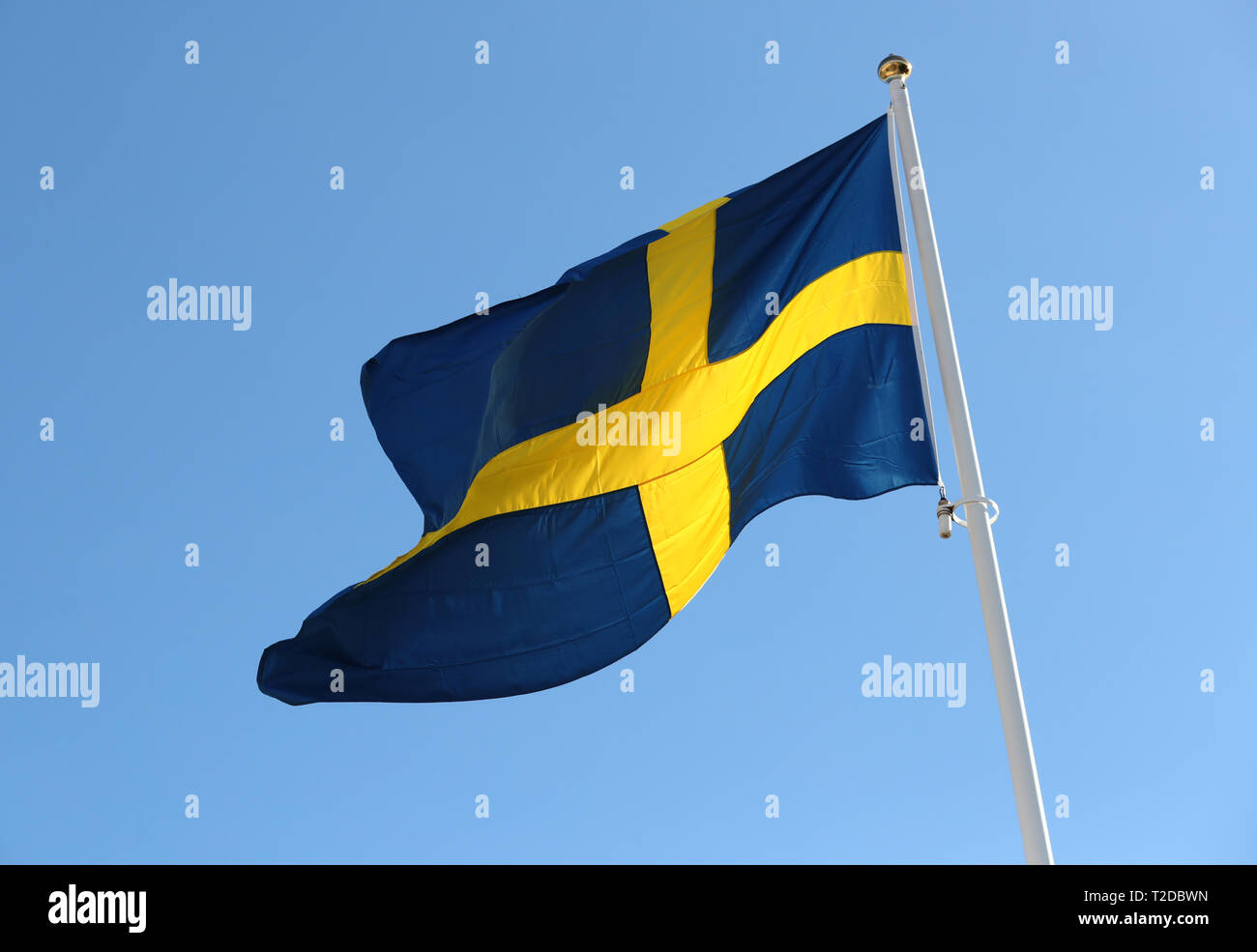 Svenska Flaggan Swedish Flag Stock Photo Alamy