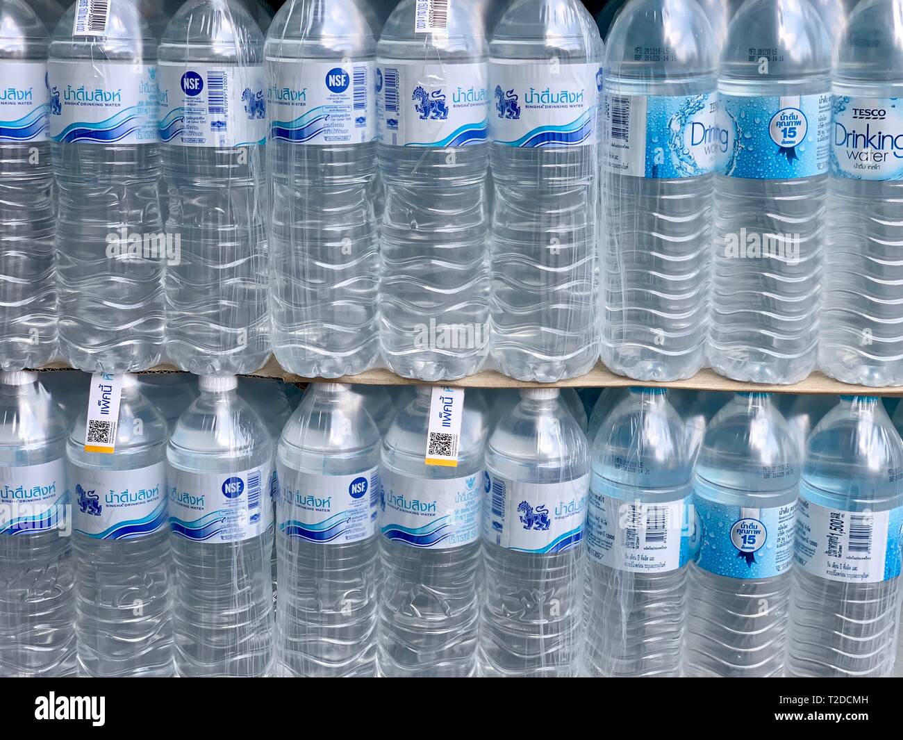 Mineral bottled water , Thailand Stock Photo Alamy