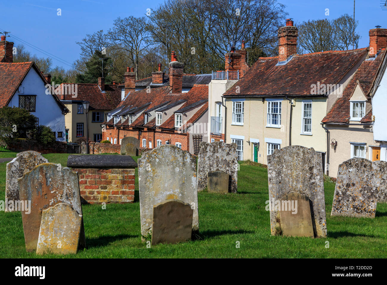 Castle Hedingham, Village Centre, essex, England, UK, GB Stock Photo