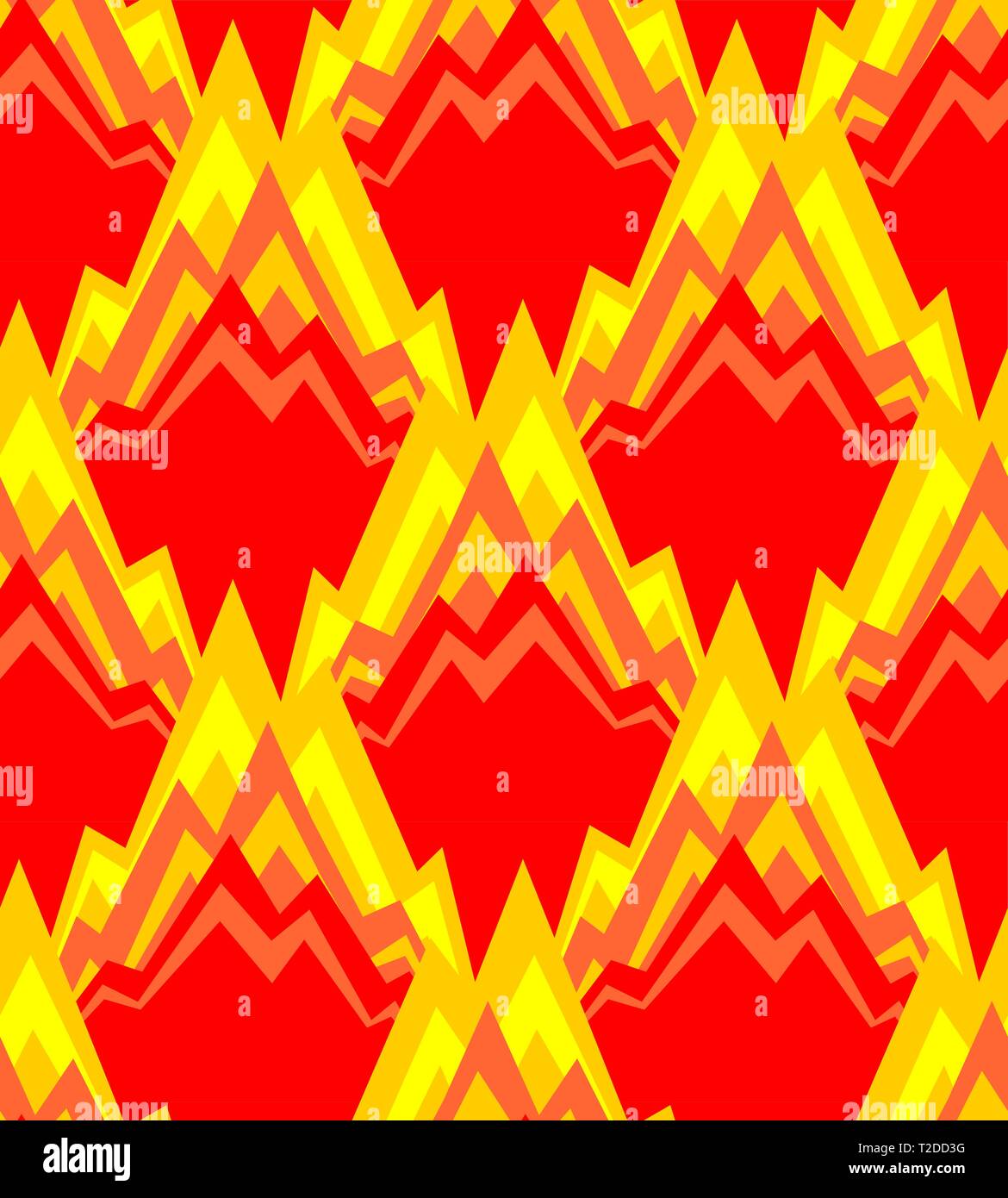 Fire pattern seamless. Flame background ornament vector Stock Vector ...
