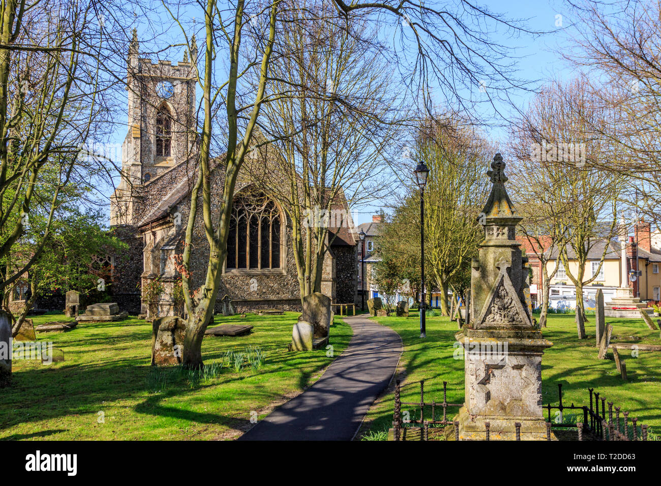 Hadleigh Town Centre, Suffolk, England, UK, GB Stock Photo Alamy