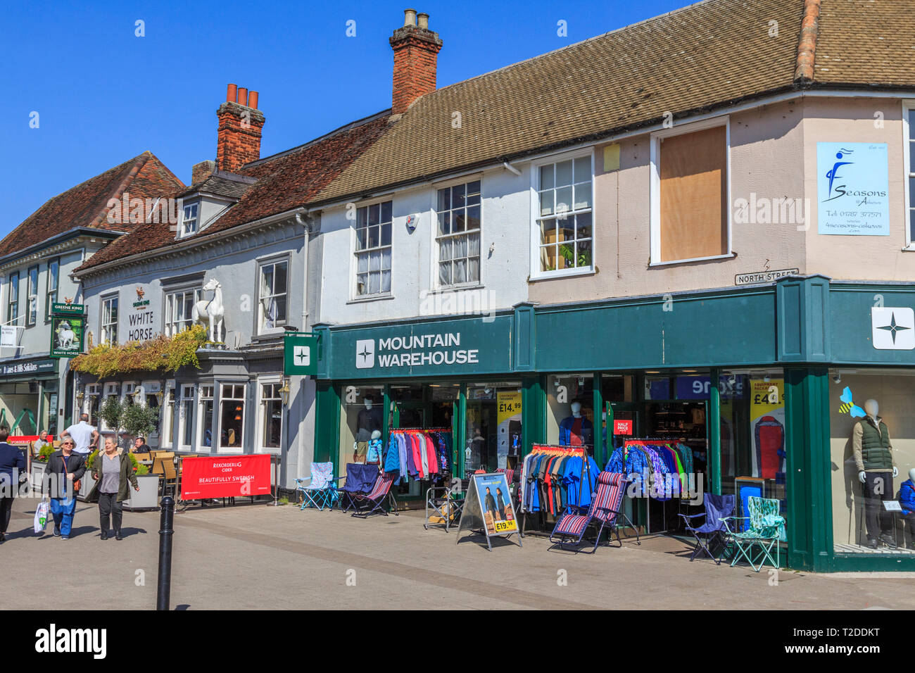 Sudbury Town Centre, Suffolk, England, UK, GB Stock Photo Alamy