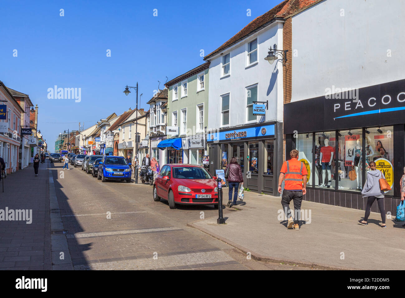 Sudbury Town Centre, Suffolk, England, UK, GB Stock Photo Alamy