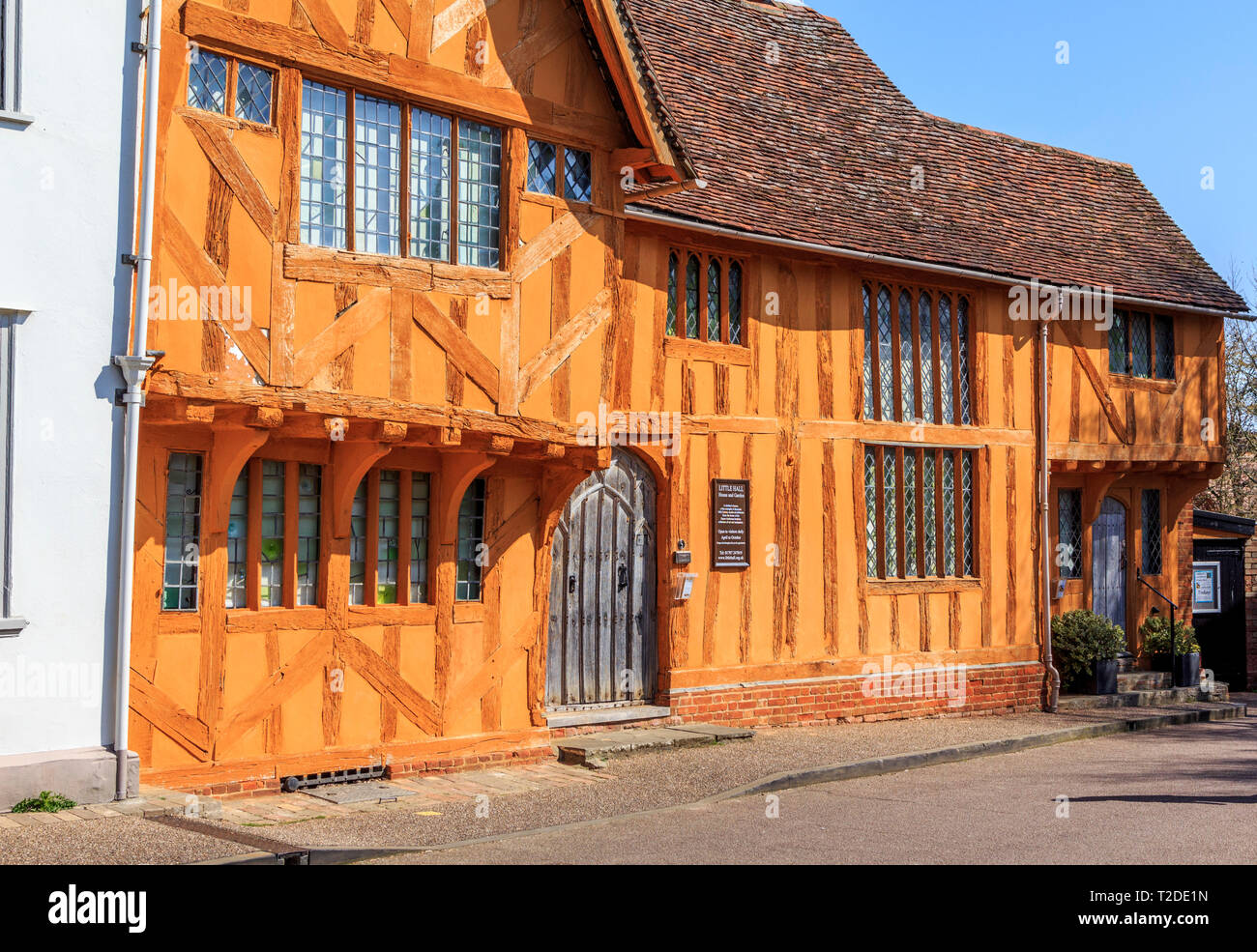 The Little Hall Museum, Lavenham Town Centre, Suffolk, England, UK, GB