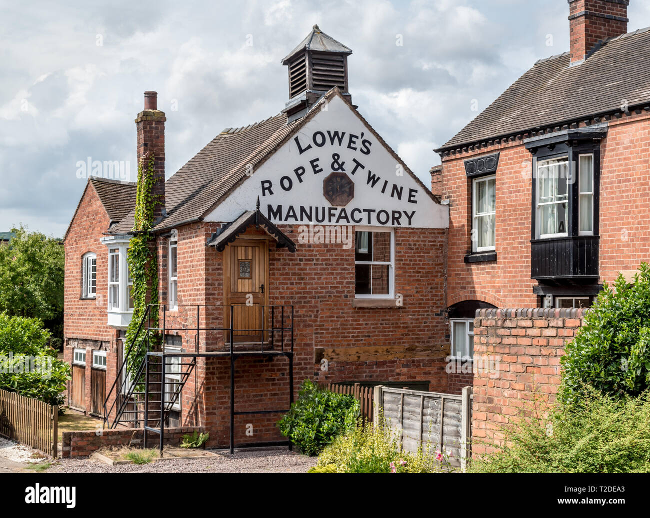Old Victorian Rope Factory Stock Photo Alamy