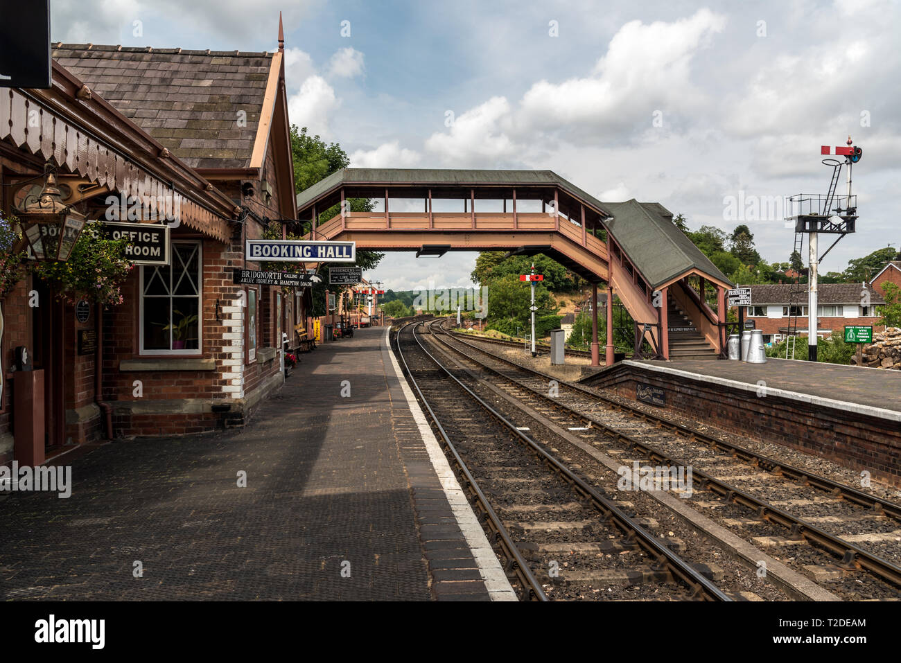 Bewdley Station, Severn Valley Railway Stock Photo