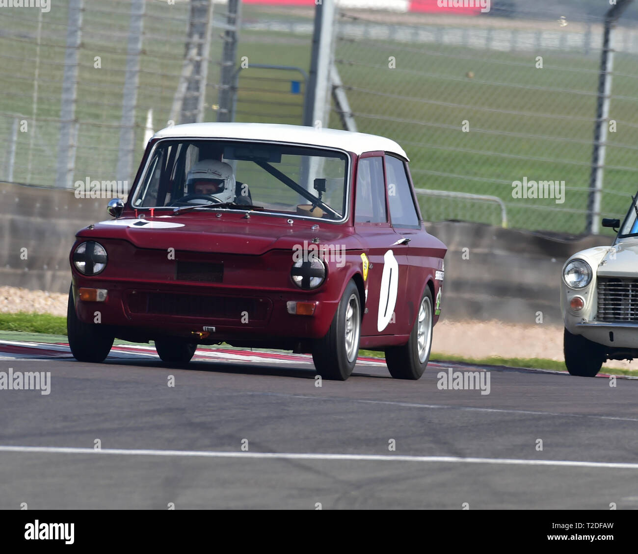 Adrian Oliver, Hillman Imp, Historic Touring Cars, HSCC, Season Opener, Saturday, 30th March 2019, Donington Park, circuit racing, CJM Photography, cl Stock Photo