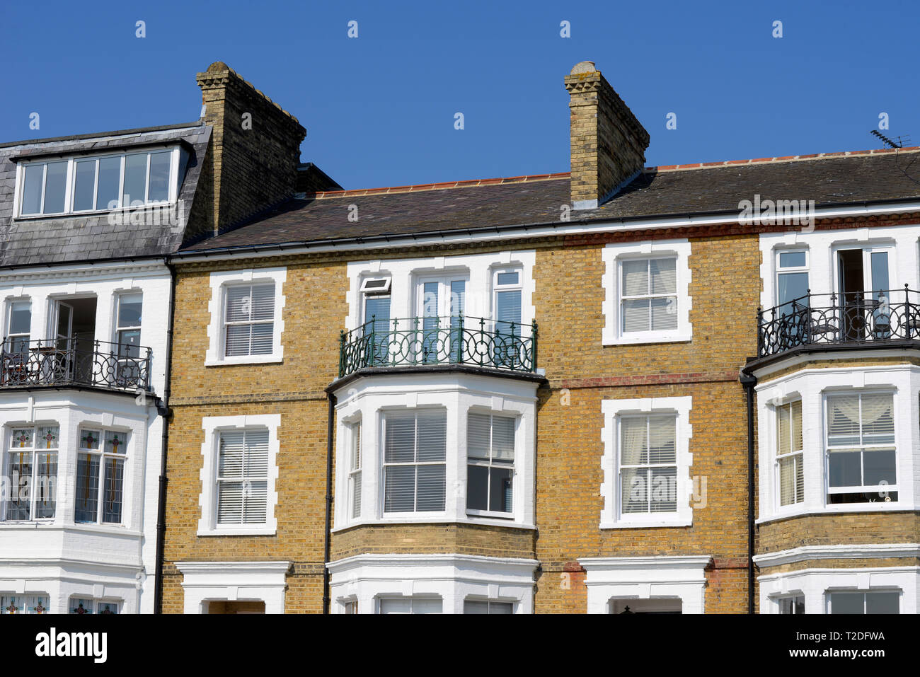 Victorian era building property in Clifftown Parade, Southend on Sea