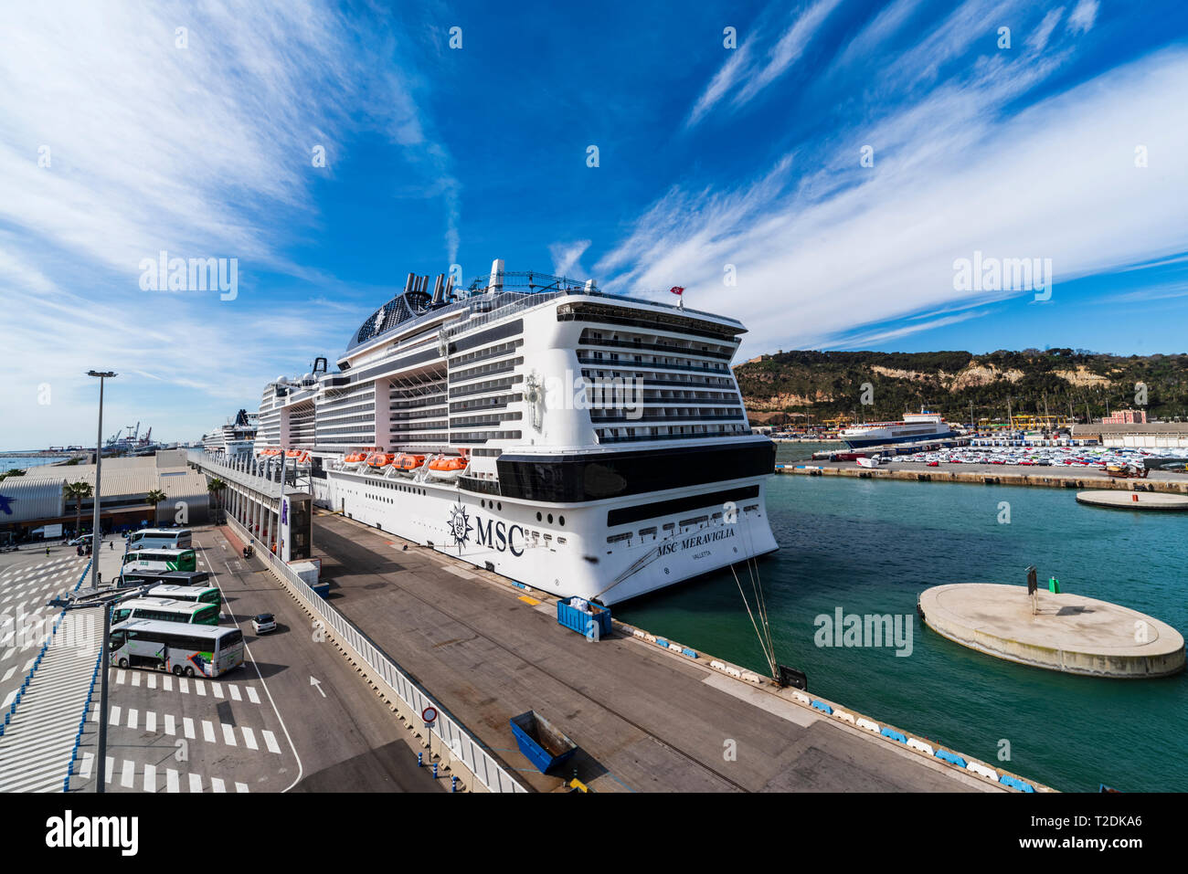 Cruise Terminal Port Of Barcelona Barcelona City Catalunya Spain Europe Stock Photo Alamy