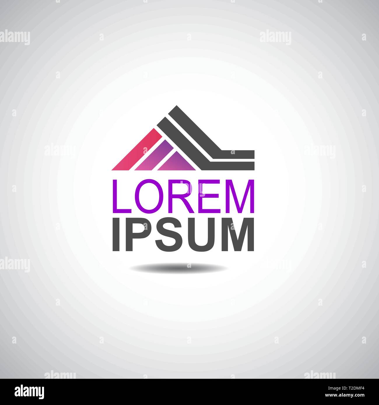 House logo for company vector image Stock Vector