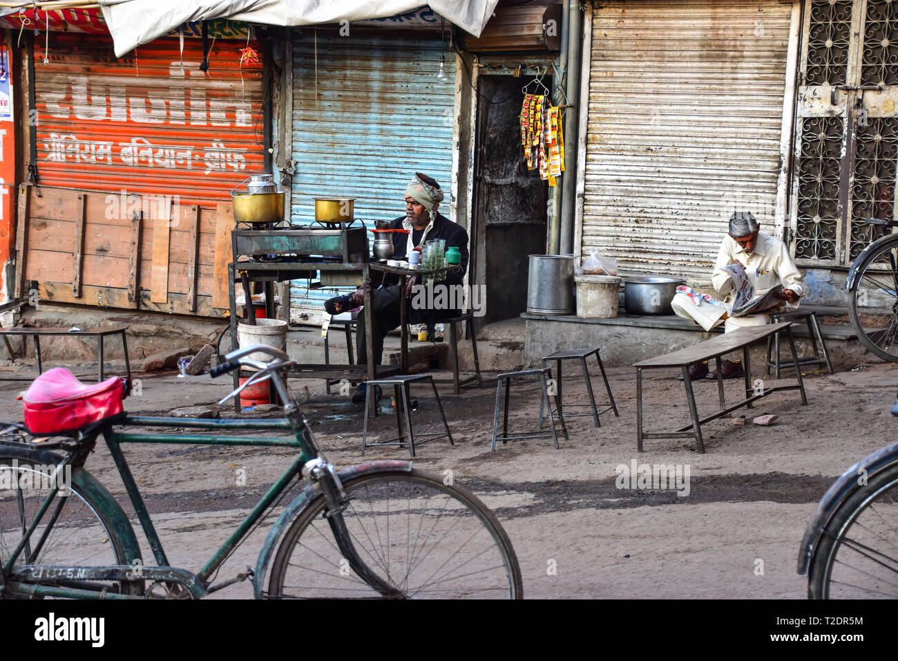 Sardar Market, Jodhpur, Rajasthan, India Stock Photo