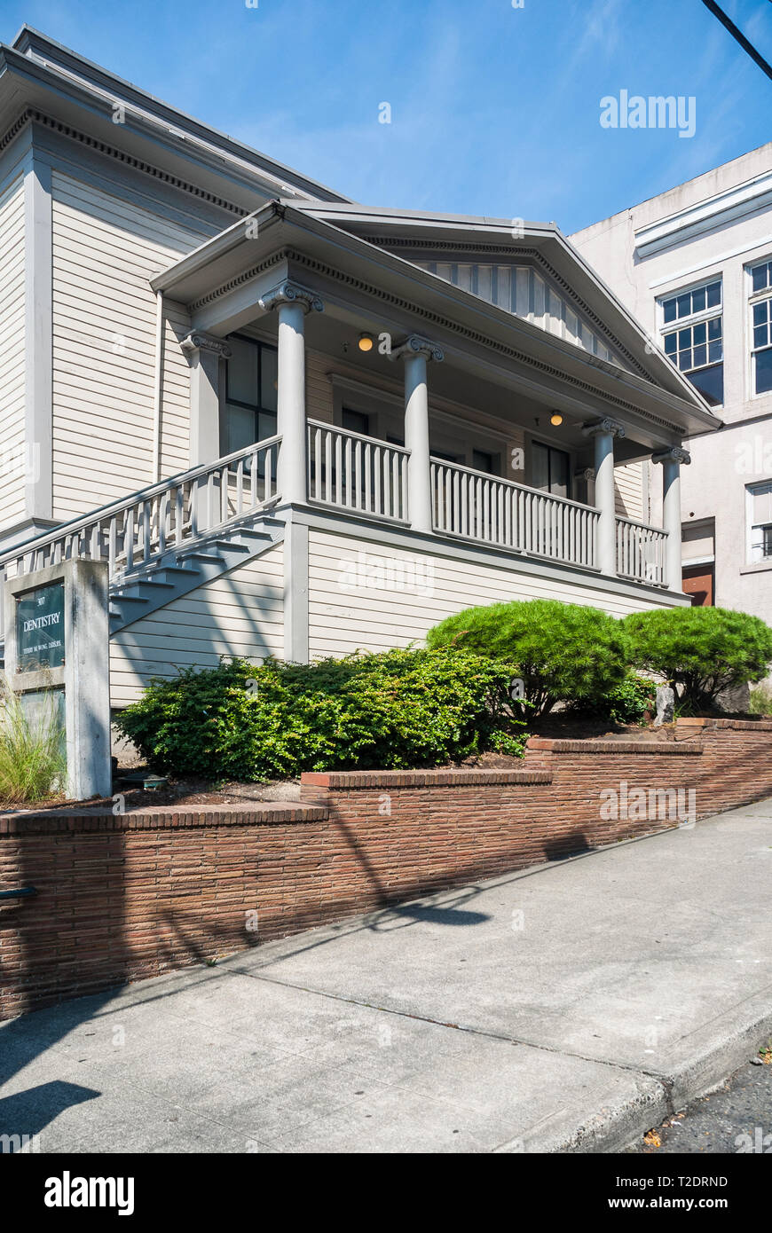 A dentist's office in Seattle's International District Stock Photo Alamy