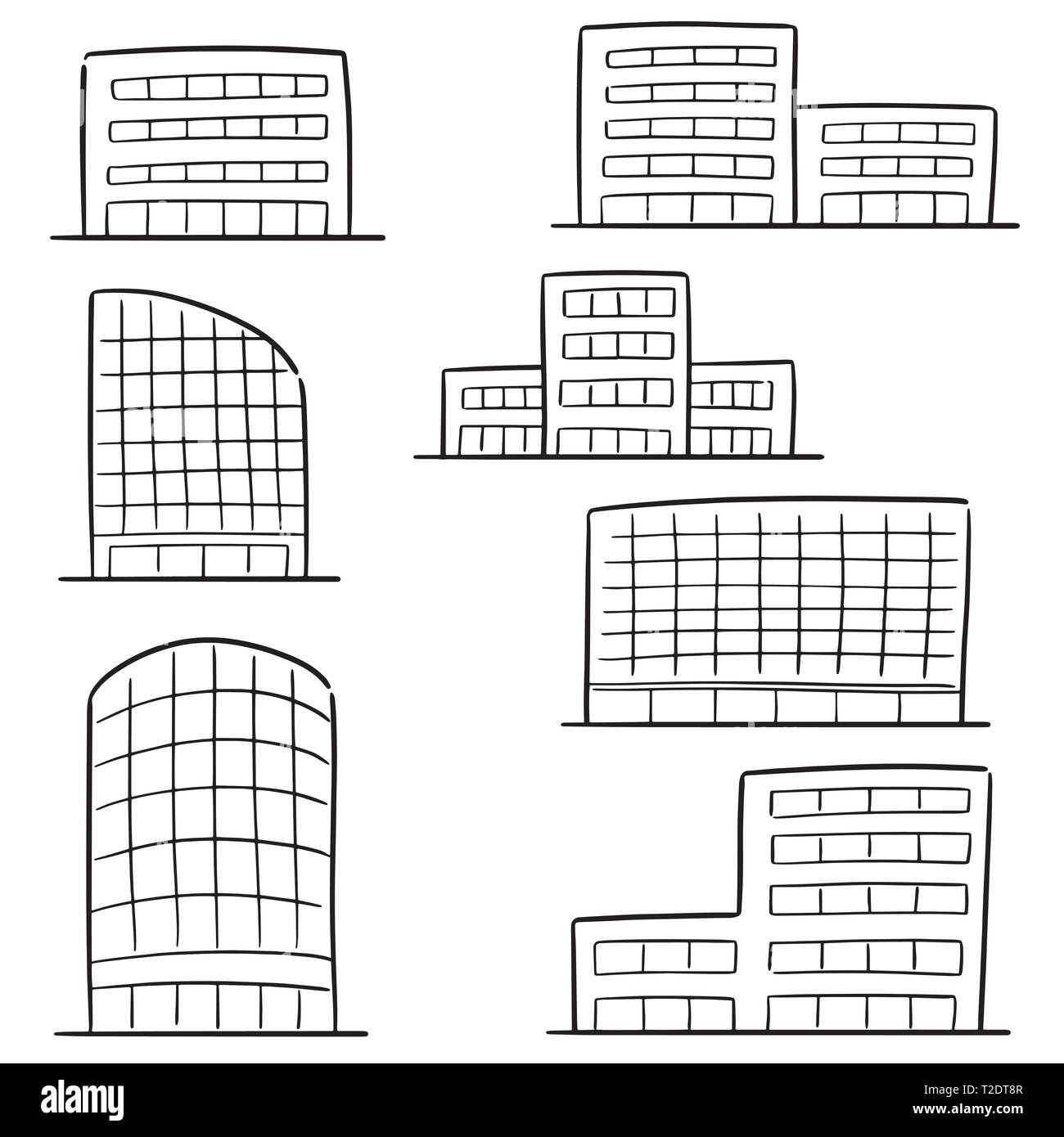 vector set of building Stock Vector Image & Art - Alamy