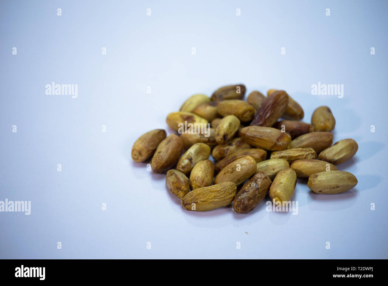 dates Isolated with white background Stock Photo