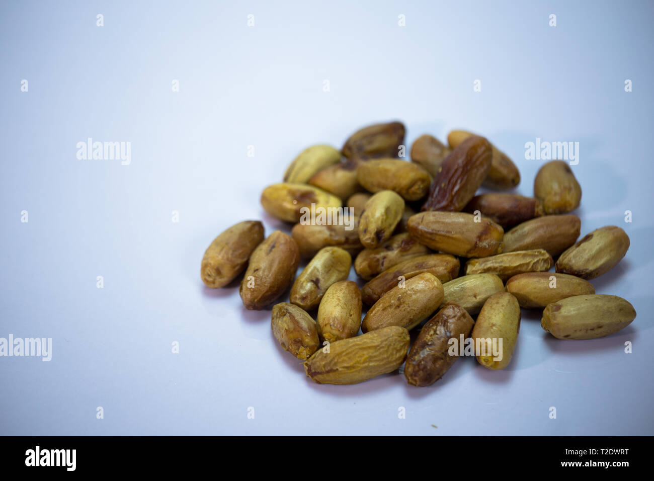 dates Isolated with white background Stock Photo