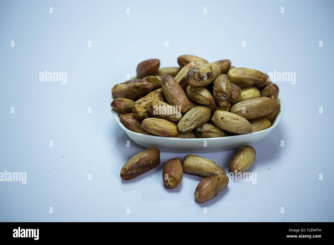 dates Isolated with white background Stock Photo