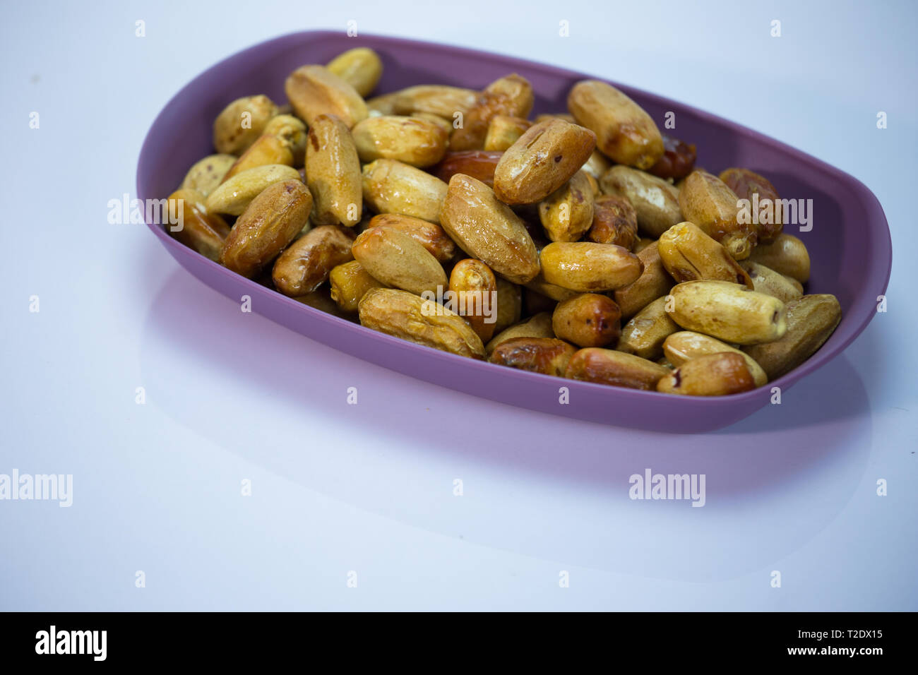 dates Isolated with white background Stock Photo