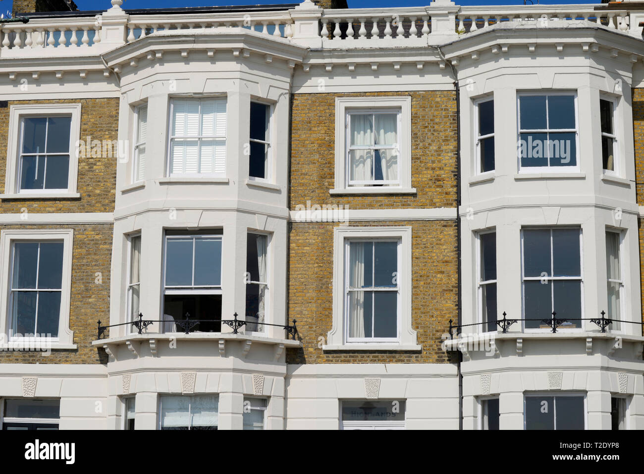Victorian era building property in Clifftown Parade, Southend on Sea