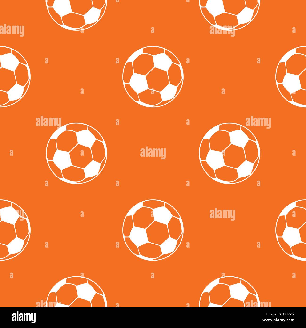 Soccer ball pattern vector orange Stock Vector Image & Art Alamy