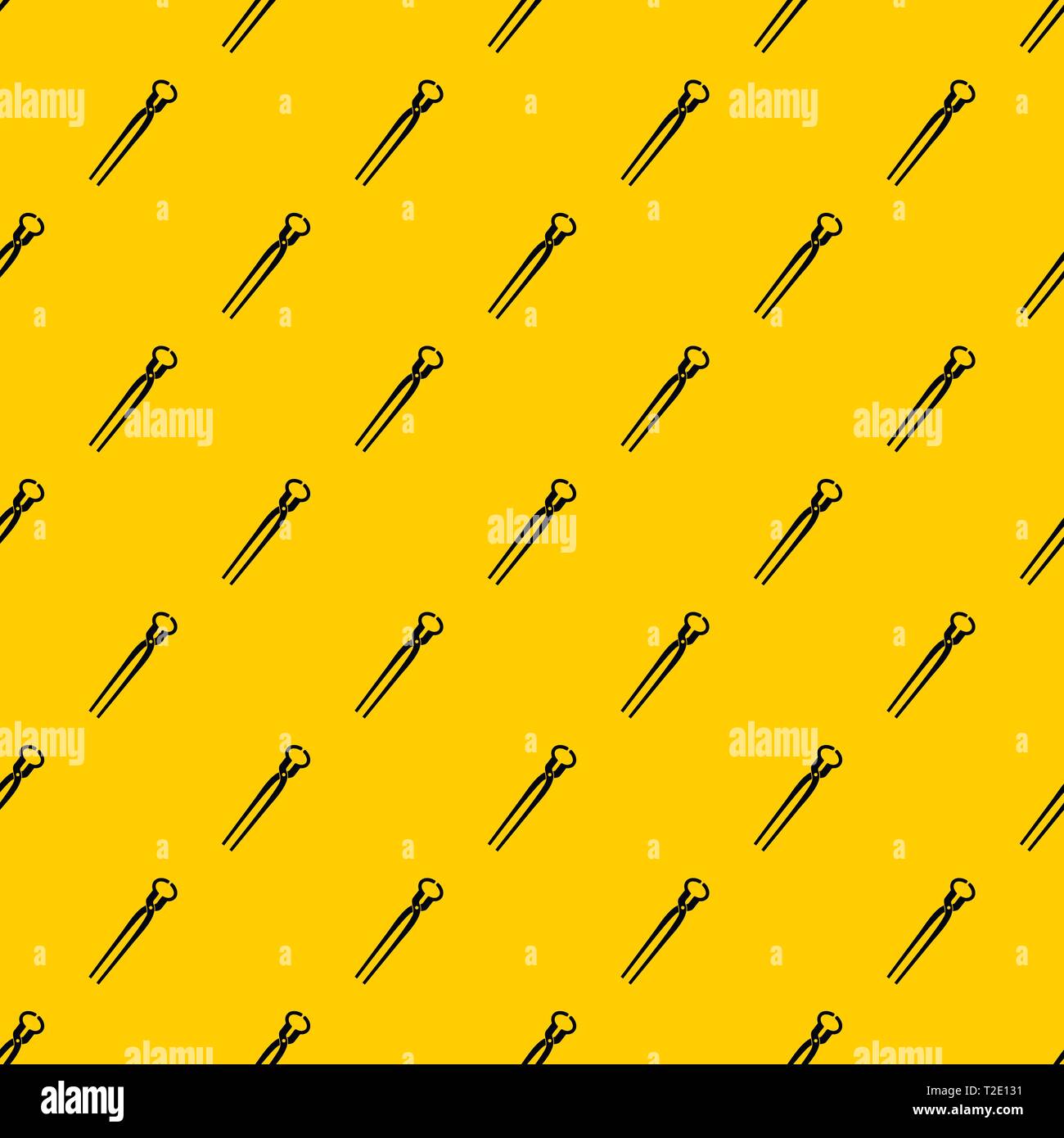 Vintage blacksmith pincers pattern vector Stock Vector