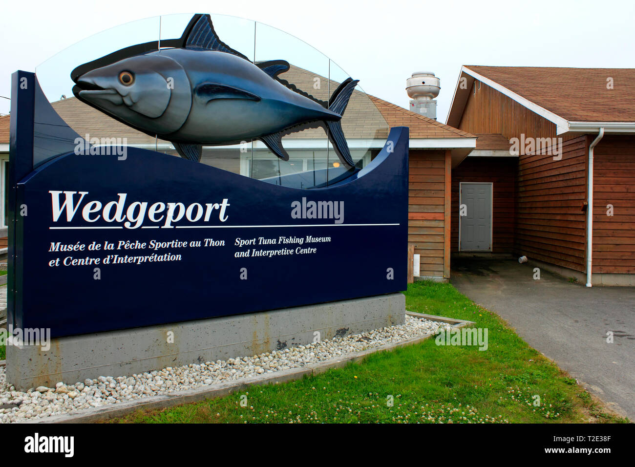 sport tuna fishing museum Wedgeport Nova Scotia Canada Stock Photo Alamy