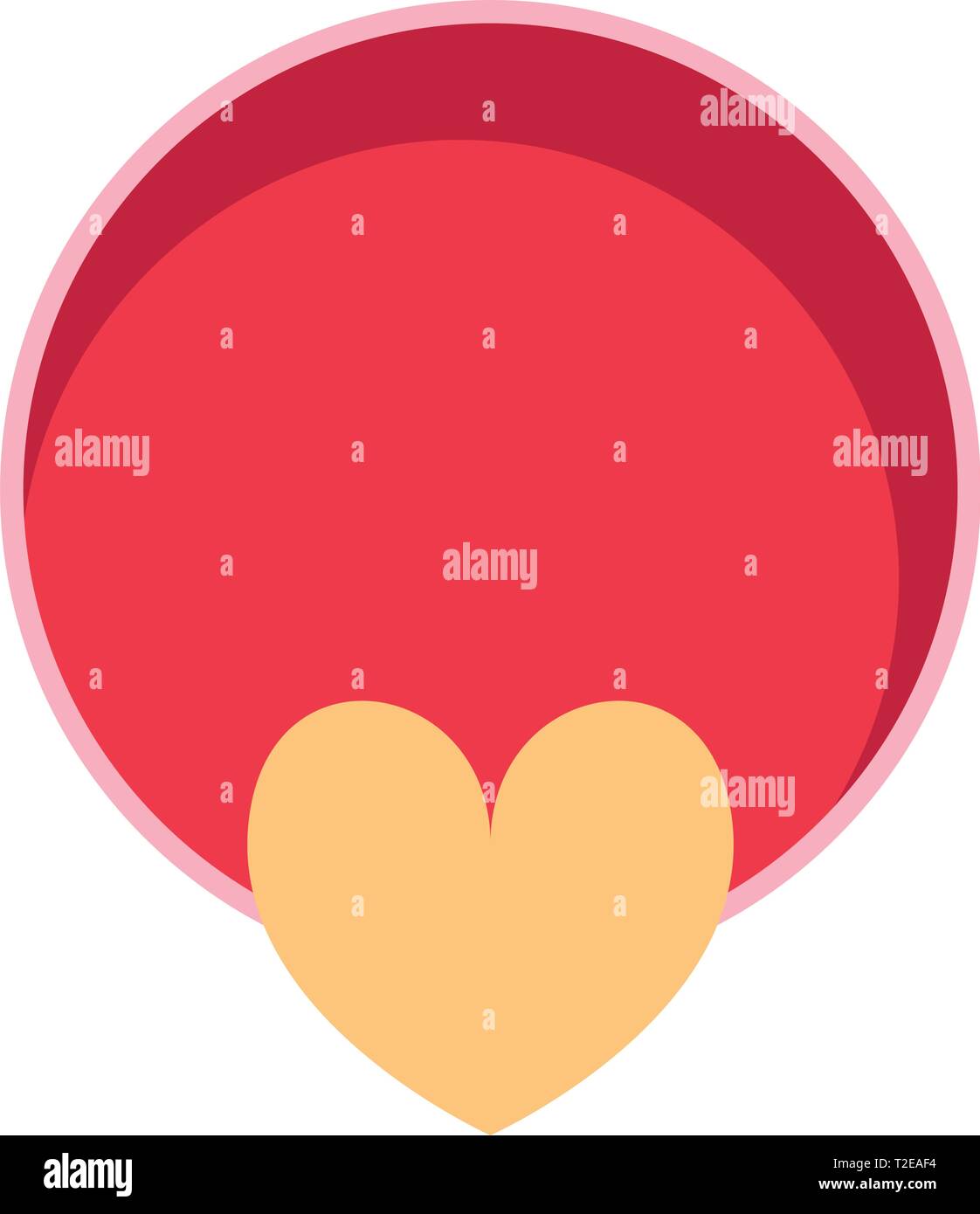 love romantic heart vector illustration Stock Vector Image & Art - Alamy