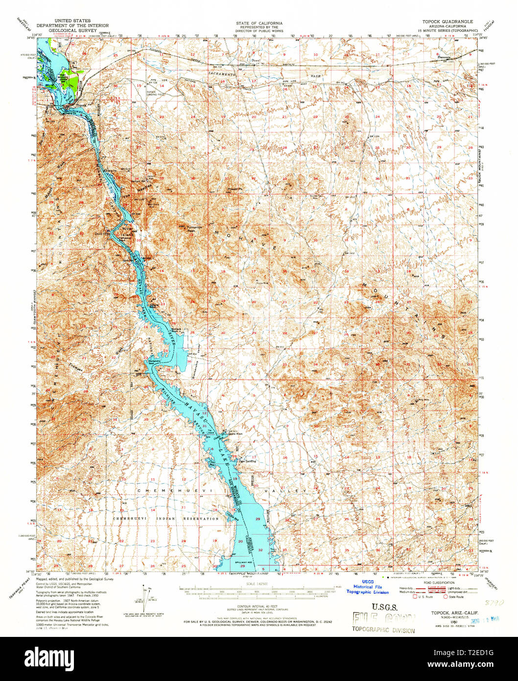 Map of topock hires stock photography and images Alamy