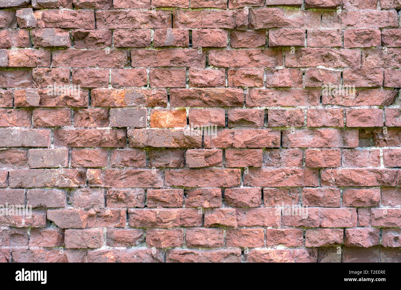 Background of old vintage dirty brick wall Stock Photo - Alamy