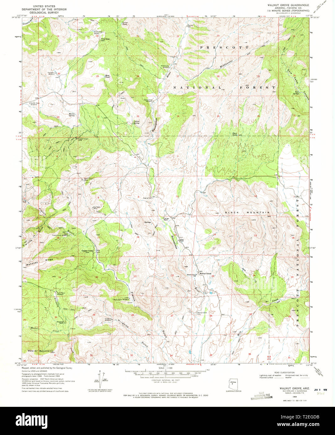 Walnut grove map hires stock photography and images Alamy