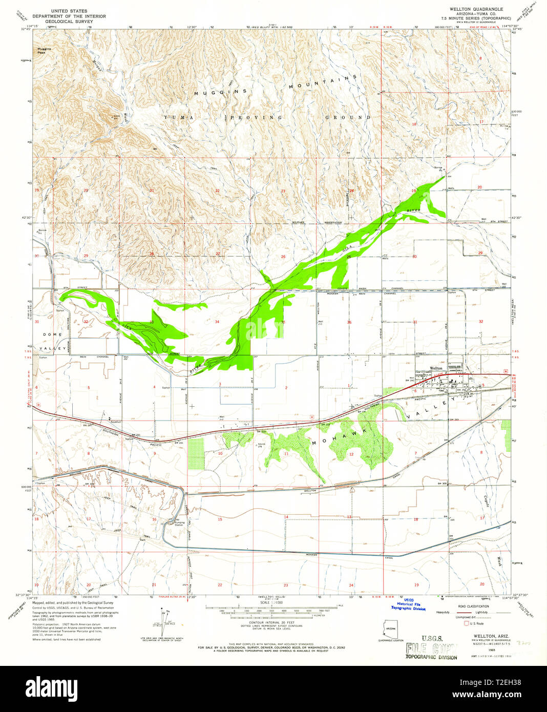 Wellton map hires stock photography and images Alamy
