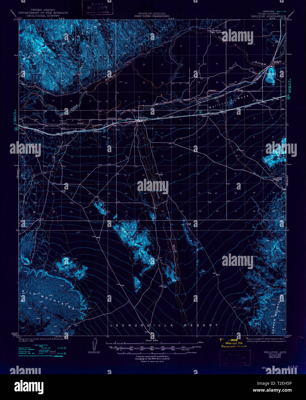 Map of wellton hires stock photography and images Alamy