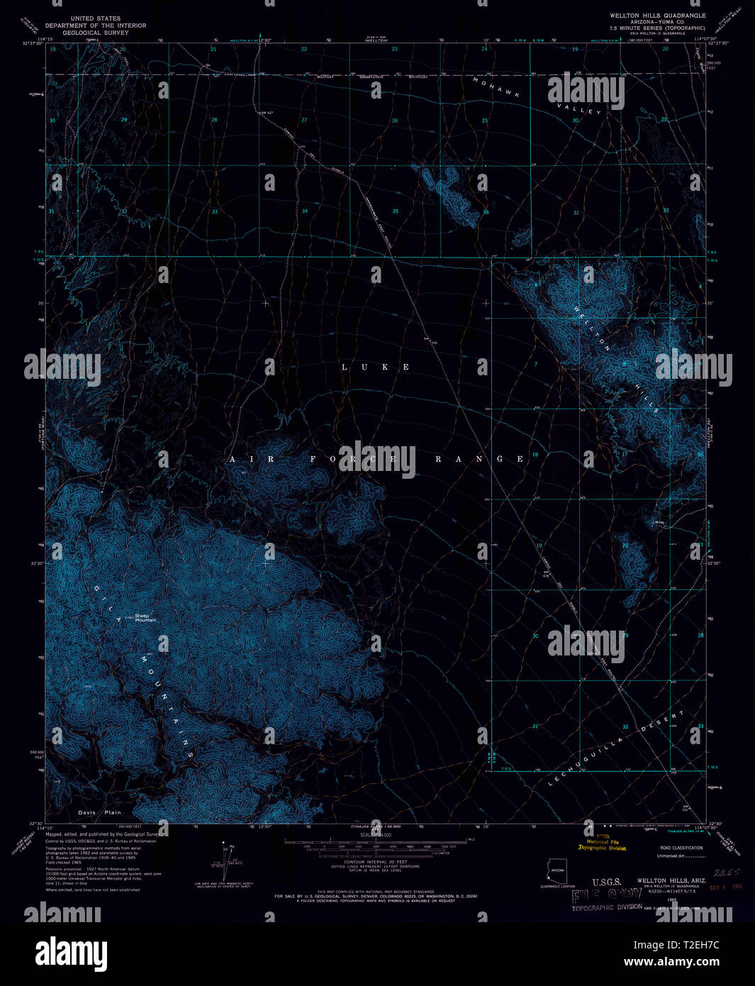 Map of wellton hires stock photography and images Alamy